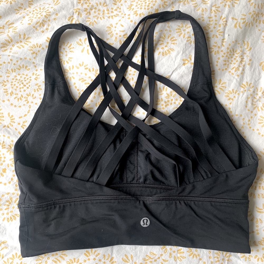 Lulu lemon sports bra cross back size 6 - Picture 1 of 2